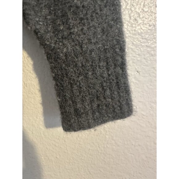 Everlane The Boxy Crew In Cashmere Women’s Sweater In Dark Grey Size Medium - Picture 5 of 8